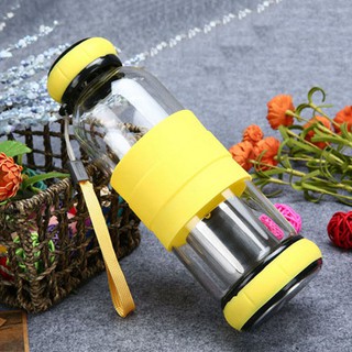 Bình nước văn phòng 420ml có lưới lọc trà thông minh