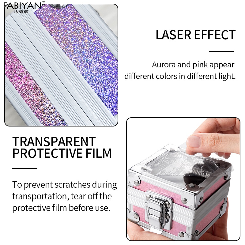 FABIYAN Hộp Đựng Đầu Mài Móng Tay 25 Lỗ Chống Mòn Tiện Dụng Cho Salon