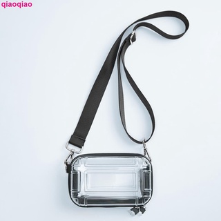 Túi đeo hông mini màu trong suốt thời trang 2021 dành cho nam