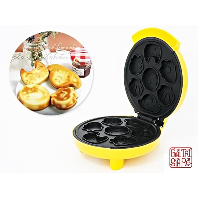 Máy Làm Bánh 💝 Freeship 💝 Máy Nướng Bánh Ra Hình Thú Dễ Thương, Nhanh Chóng Và Tiện Dụng