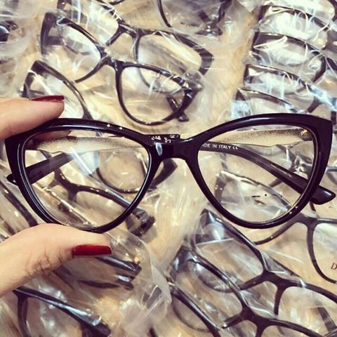 [Mã FARSSTGRE giảm 5K đơn bất kỳ] Mắt kính giả cận mắt mèo hàn quốc💖FREESHIP💖gọng kính mát nữ DR sang chảnh AH308 | BigBuy360 - bigbuy360.vn