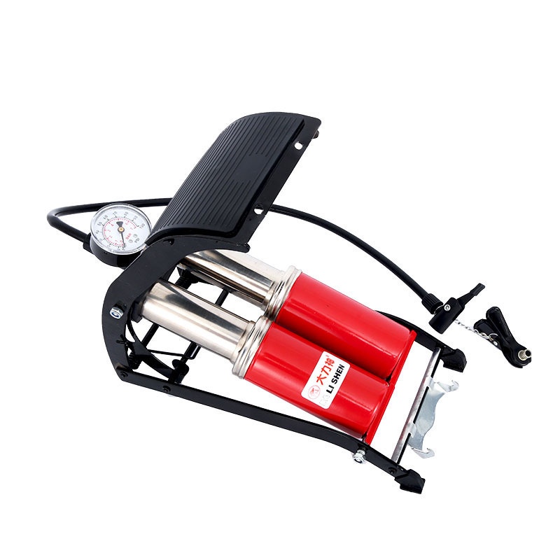 Máy bơm lớp xe 2 ống hơi Da Li Shen dùng bơm các loại phương tiện tiện lợi dễ dàng sử dụng bơm nhẹ nhàng và nhanh chóng