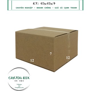 Combo 50 hộp carton cod 12x12x7cm