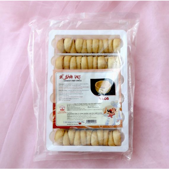 Đế Bánh Tart YA05 Nhất Hương (396g – 66 Cái) – Tròn Nhỏ