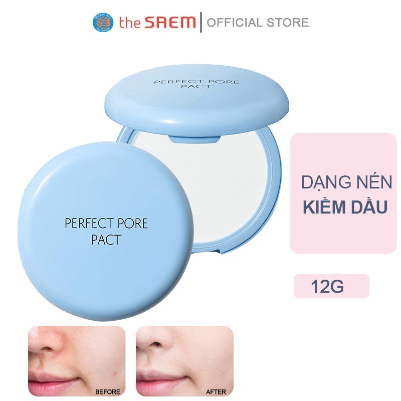 Phấn Phủ kiềm dầu dạng Bột Kiểm Soát Nhờn The Saem Saemmul Perfect Pore Powder (5g)