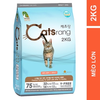 Thức ăn hạt cho mèo catsrang adult 2kg