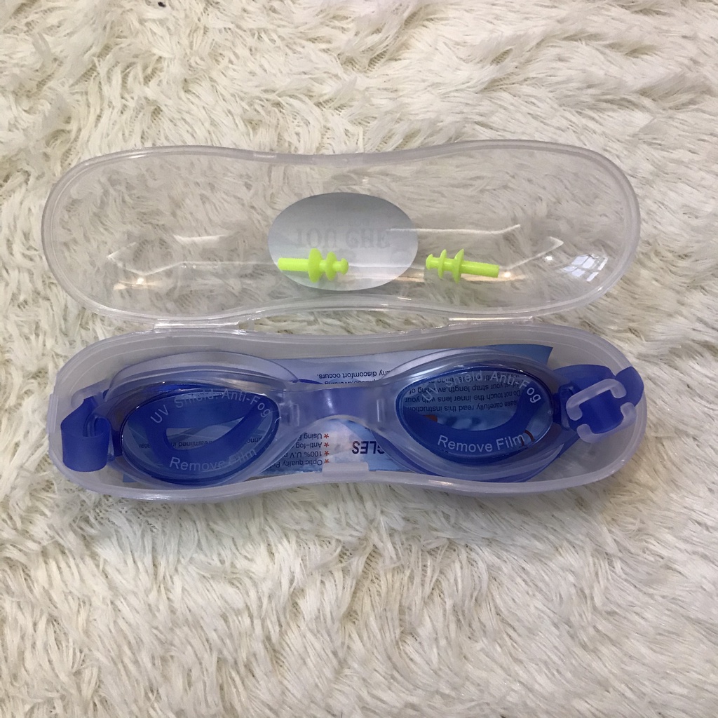 Kính bơi TOUCHE cho người lớn và trẻ em loại xin, chống mờ hơi nước khi bơi