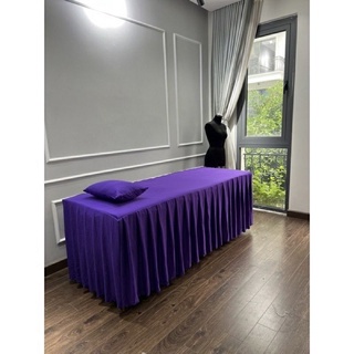 Ga trải giường spa chất liệu thun.
