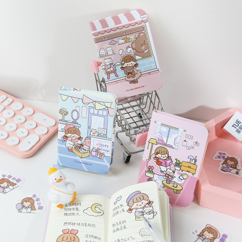 Sổ Tay Mini Khổ A7 Dễ Thương Bắt Mắt Tiện Dụng