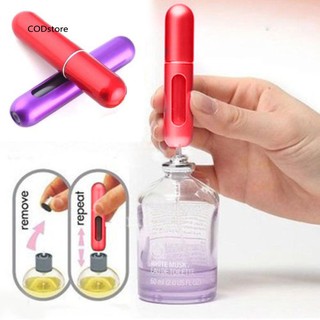 Chai chiết nước hoa dung tích 5ml thiết kế nhỏ gọn dùng cho các chuyến đi du lịch