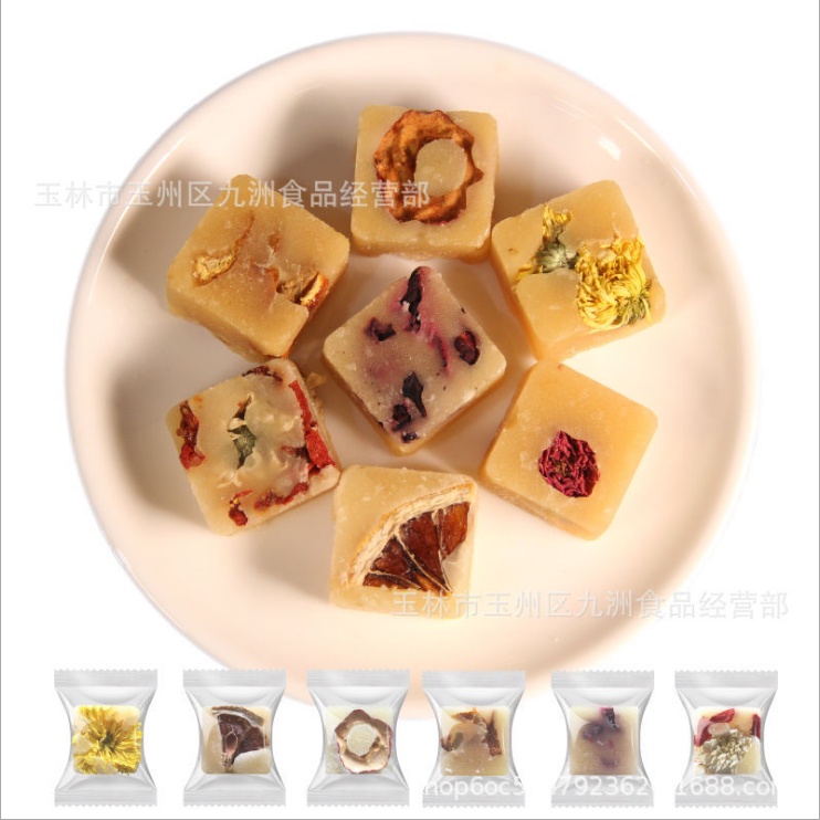 Viên Trà Hoa Thảo Mộc Trà Viên Nén Hoa Đường Phèn.
