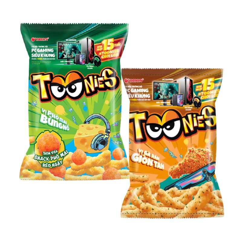 Lô 10 gói Snack khoai tây O'star 36g nhiều vị