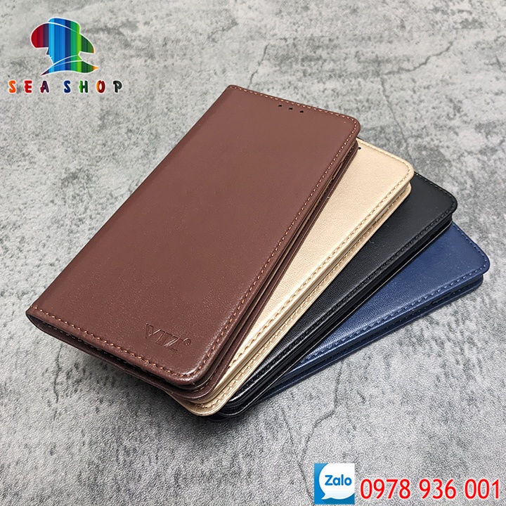 Bao da Samsung Note 10 Plus 5G và Note 10 Pro 4G - Nắp gập-Ốp lưng 2 mặt có thiết kế ví cà thẻ ngăn lớn để tien mặt