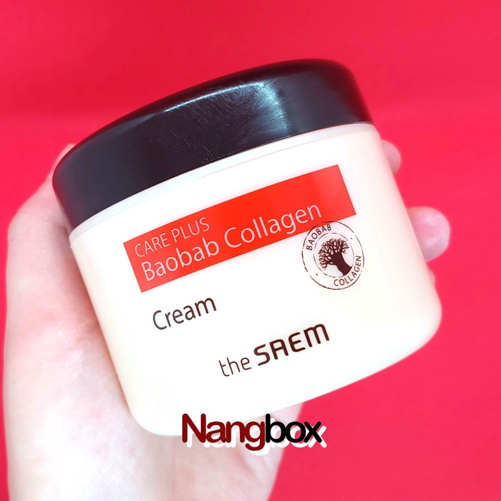Kem Collagen Cấp Ẩm THE SAEM CARE PLUS BAOBAB COLLAGEN CREAM