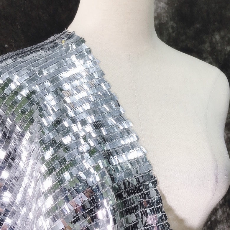 Vải Sequin Hình Chữ Nhật Dùng Để Biểu Diễn Hóa Trang