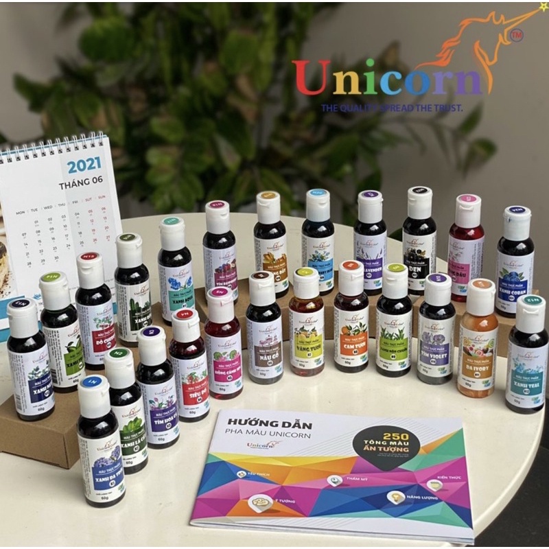 Màu thực phẩm siro Unicorn Color 60g