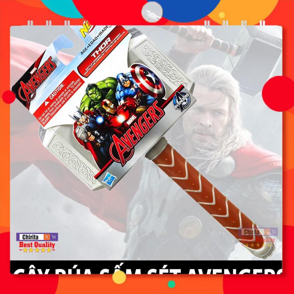 Đồ Chơi Cây Búa Sấm Sét Thor AVENGERS - Có Âm Thanh Phát Sáng