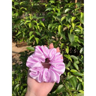 Scrunchies Satin Vải Phi Bóng - Dây Cột Tóc Vải