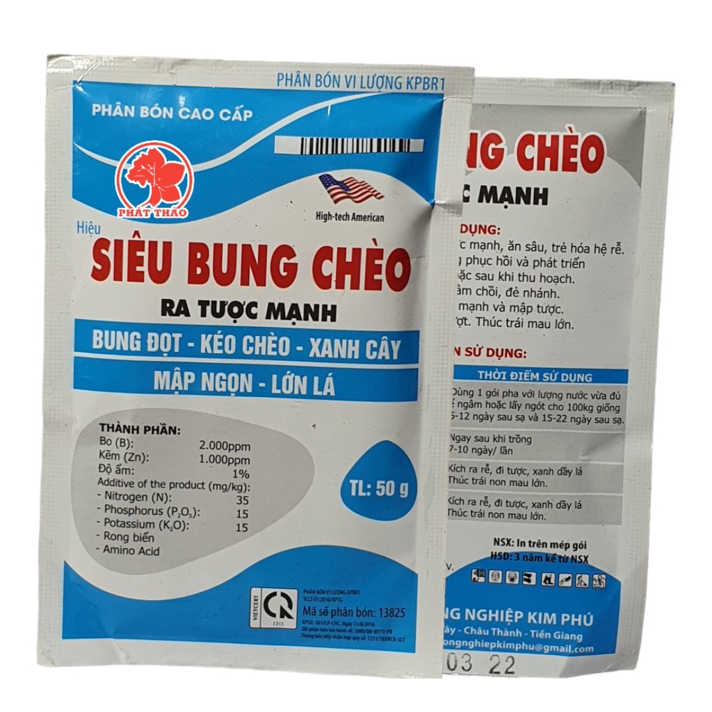 Phân Bón Lá Siêu Bung Chèo - Ra Tược Mạnh