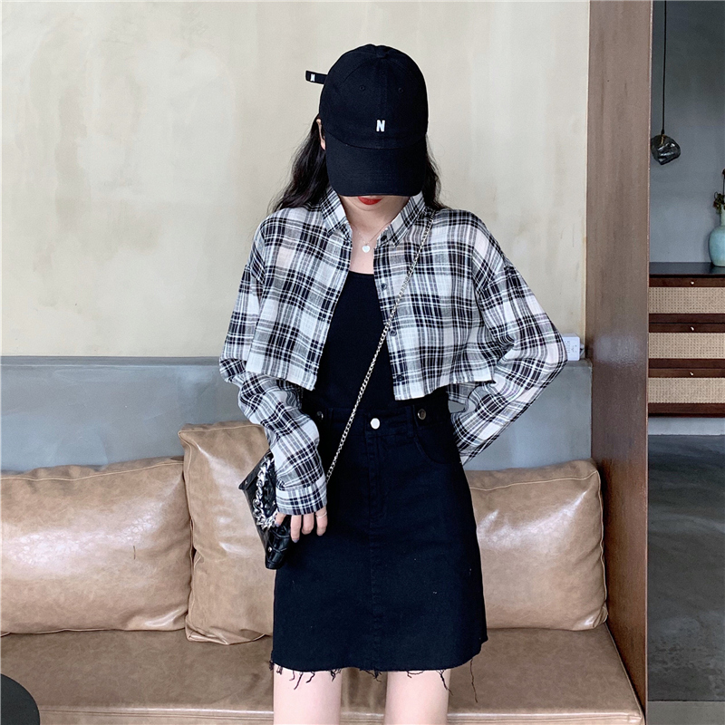 Áo Sơ Mi 50% Cotton / 50% Tay Dài Kẻ Sọc Kiểu Retro Cá Tính