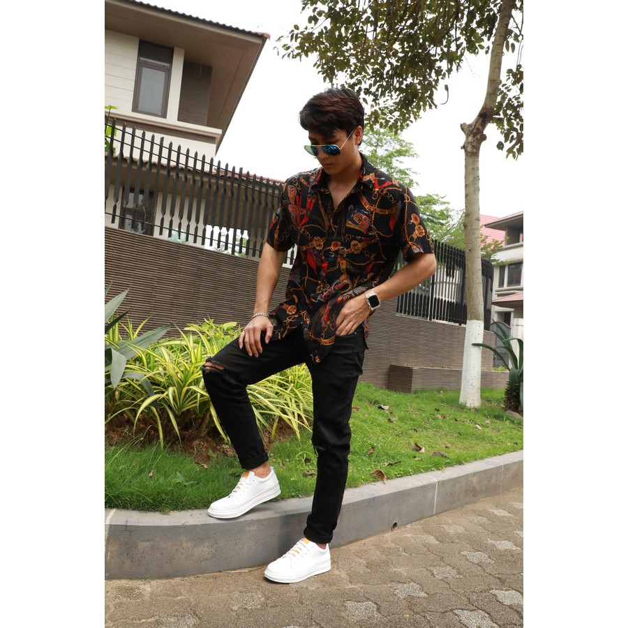 Giày Sneaker nam da thật Manlio Legat màu trắng G5741-W | BigBuy360 - bigbuy360.vn