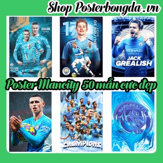 Poster Manchester City Dán Tường Cực Đẹp, Poster Bóng Đá Có In Theo Yêu Cầu