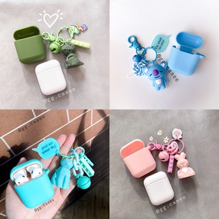 Ốp tai nghe airpods kèm móc siêu xinh nhiều mẫu lựa chọn (hình thật)