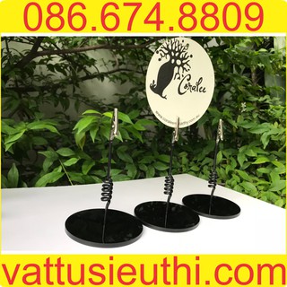 [ SALE] menu để bàn, đế menu, chân đế, wobbler quảng cáo, wobbler để bàn