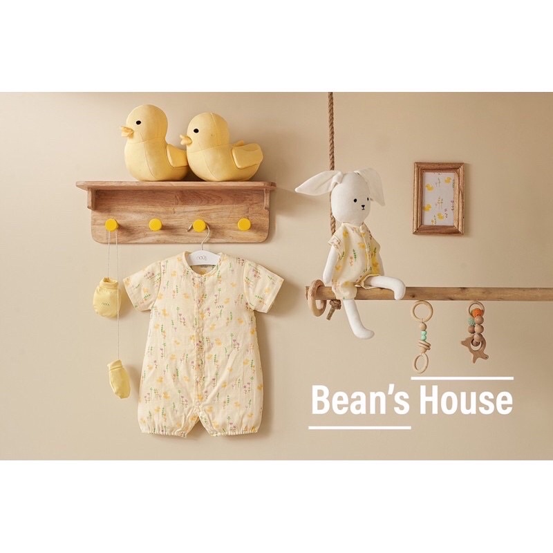 Bộ Nous vải xô cho bé sơ sinh