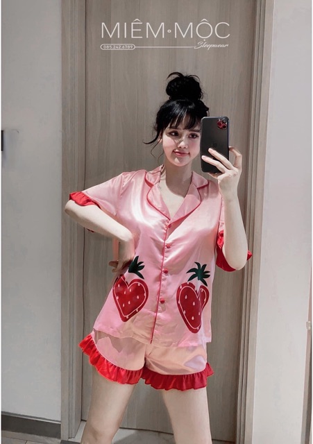 Set Pizama dâu ngắn xinh xinh