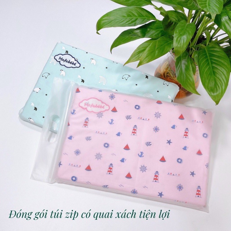 GỐI CAO SU NON ???? FREESHIP ???? Gối Cao Su Non Mafabebe Loại Túi Zip
