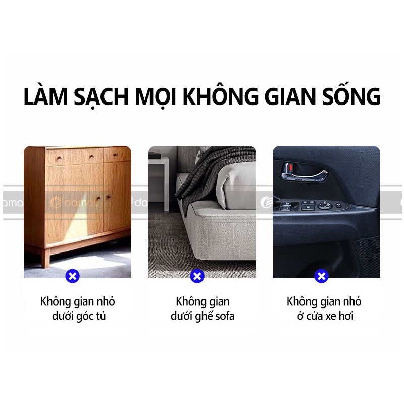 Máy Hút Bụi Không Dây Cầm Tay Đa Chức Năng  - Có Thể Hút Bụi Trên Ô Tô,Và Nhà,Công Suất Lớn Làm Sạch Mọi Ngóc Ngách Ver5