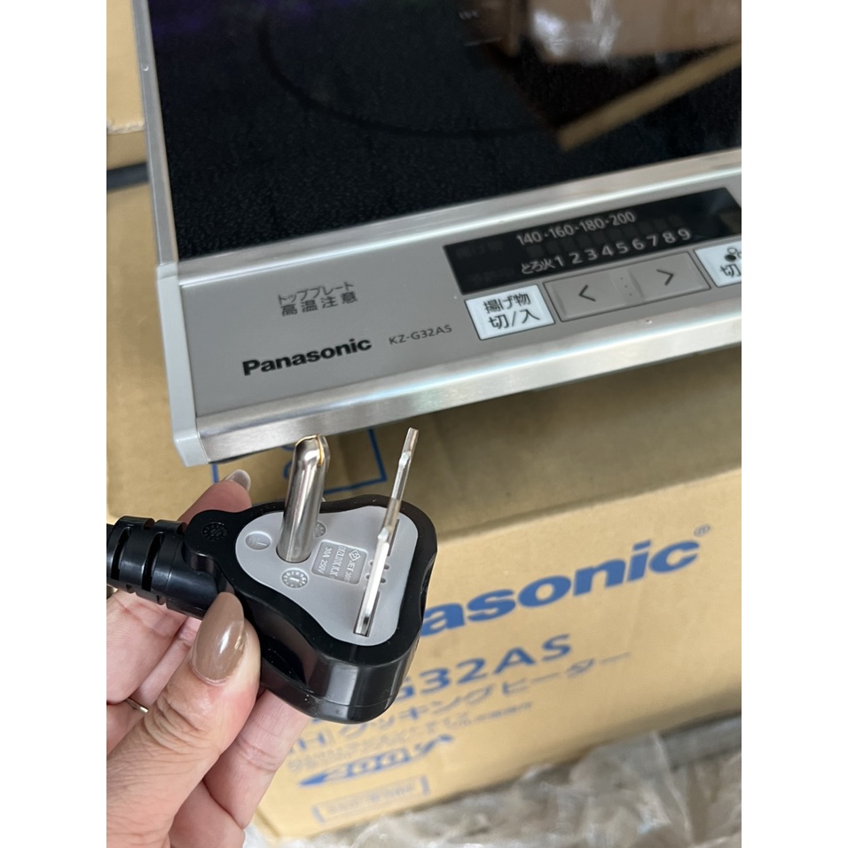 Bếp từ Panasonic KZ-G32AS phiển bản siêu mỏng không lò nướng sx 2022
