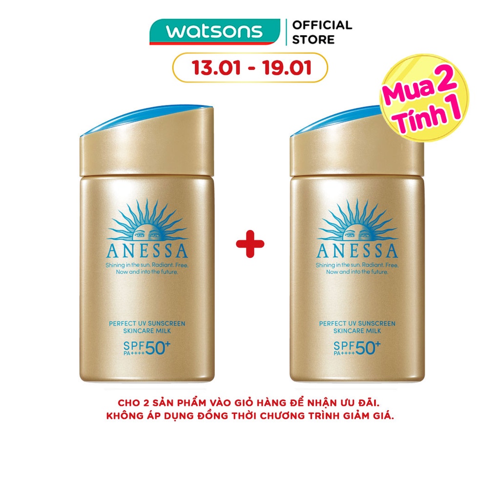 Sữa Chống Nắng Dưỡng Da Anessa Perfect UV SPF50+/PA++++ 60ml