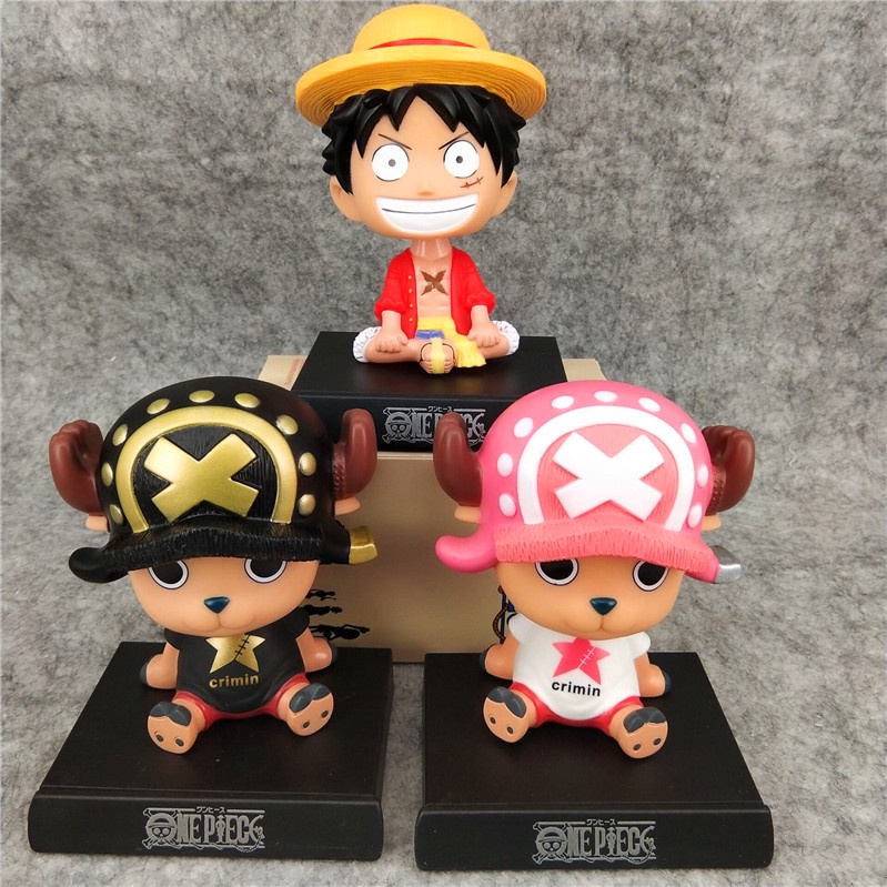 Mô Hình Luffy One Piece Đảo Hải Tặc Trang Trí Decor Bàn Làm Việc Bàn Học Taplo Ô Tô - Phụ Kiện Xe Hơi Hitechlife