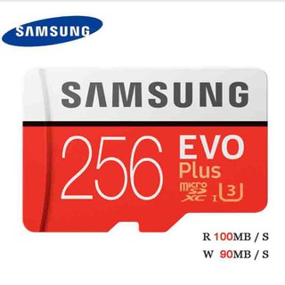 Thẻ Nhớ Sam Sung 80MB/S 256GB EVO Plus CLASS10 Micro SDXC 256G Kèm Adapter Thẻ Nhớ