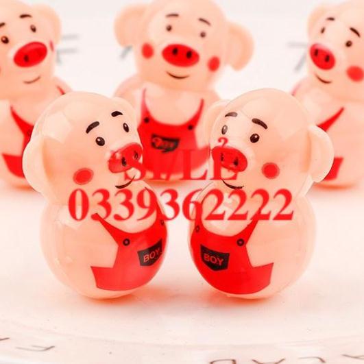 [ HAIANHSHOP ] Lật đật mini hình lợn con 2*3cm - Đồ Chơi Lợn Con Lắc Lư Đáng Yêu Duashop &gt;