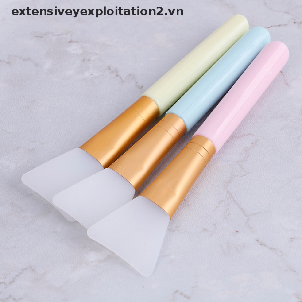 [Hàng mới về] Set 2 cọ silicon dùng đắp mặt nạ chăm sóc da mặt tiện lợi dễ dùng