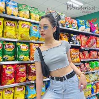 Áo Croptop trễ vai - Shoulder Top