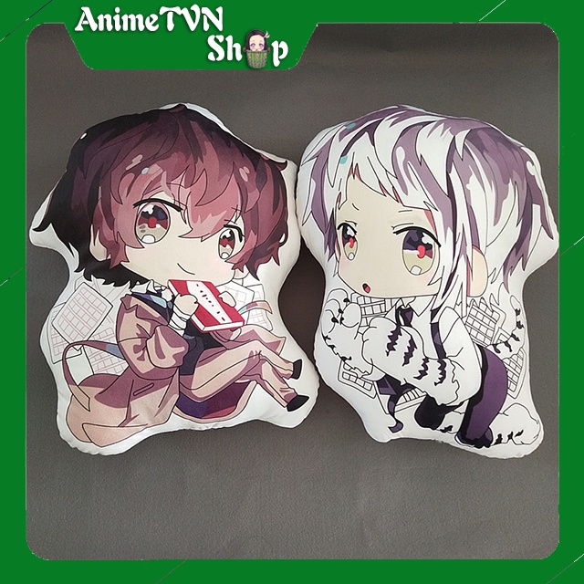 Nhồi bông in 2 mặt Anime Manga Bungou Stray Dog - 40 Cm - Siêu dễ thương ôm cực đã