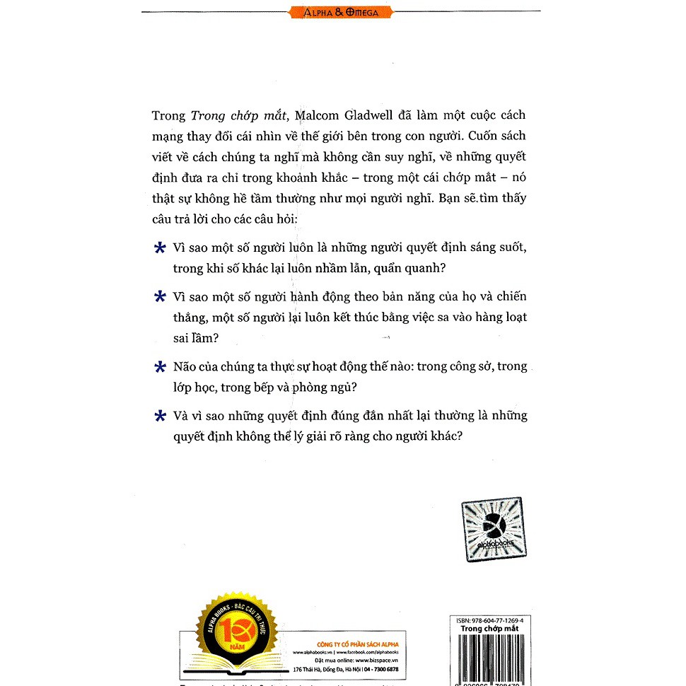 Sách - Trong Chớp Mắt (Tái Bản 2018)