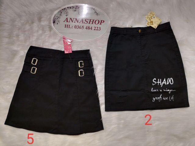 Chân váy công sở nhiều mẫu, vải kaki đen(hình thật) | BigBuy360 - bigbuy360.vn