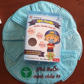 Khẩu trang 3D trẻ em khánh an hộp 10c