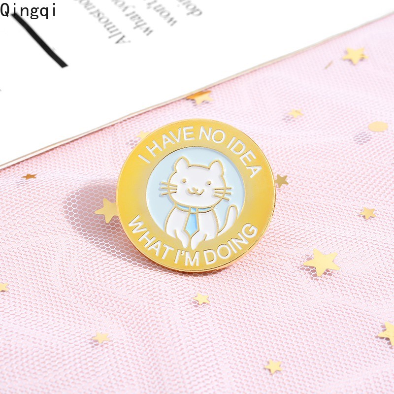 Ghim cài áo MISS ZOE họa tiết mèo hoạt hình ngộ nghĩnh đáng yêu