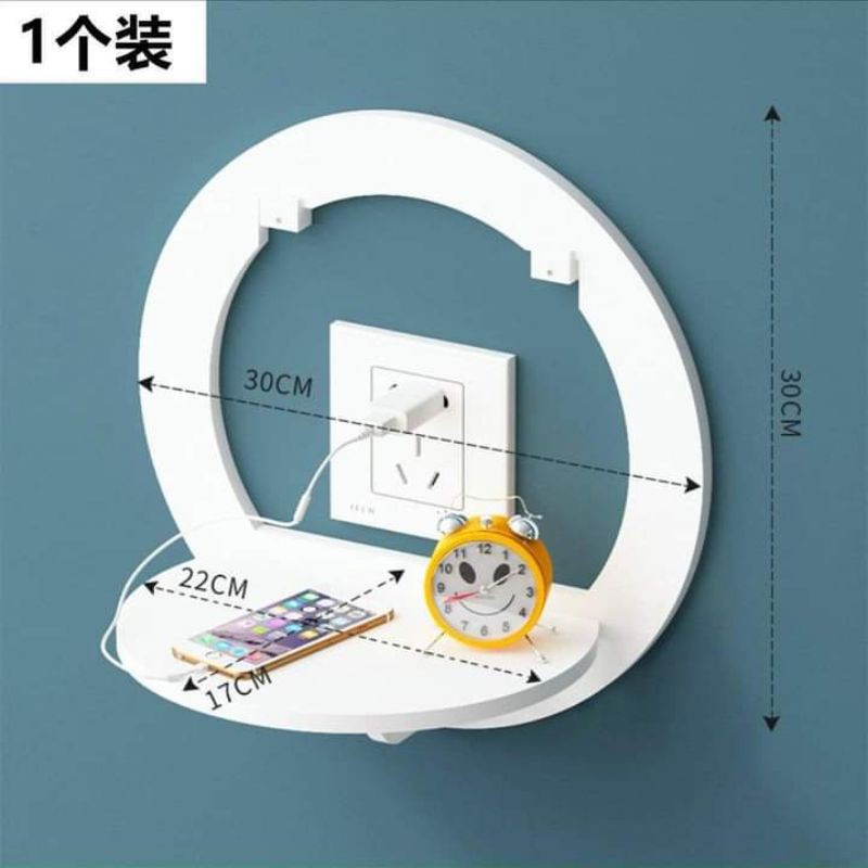 sét 2 kệ Tròn Gắn Tường Mới siêu Xinh