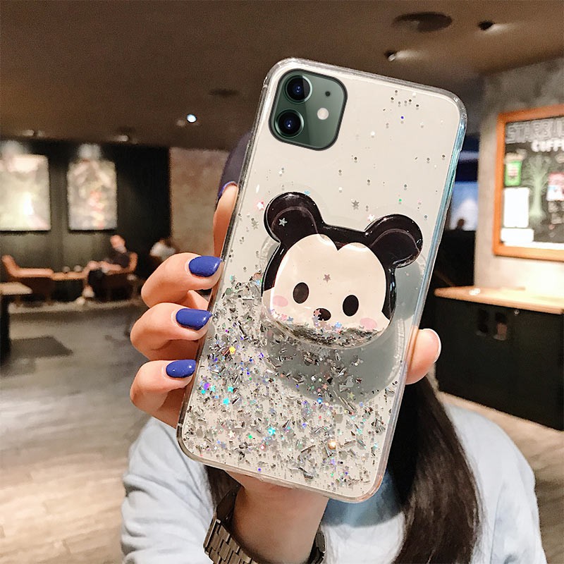 Ốp lưng OPPO F11 F9 F7 F5 F3 F1S A83 A71 A57 A39 A37 A37F Reno2 F Pro 2020 3D Cartoon Cut Anime Role Soft TPU Case Cover+Air Stand