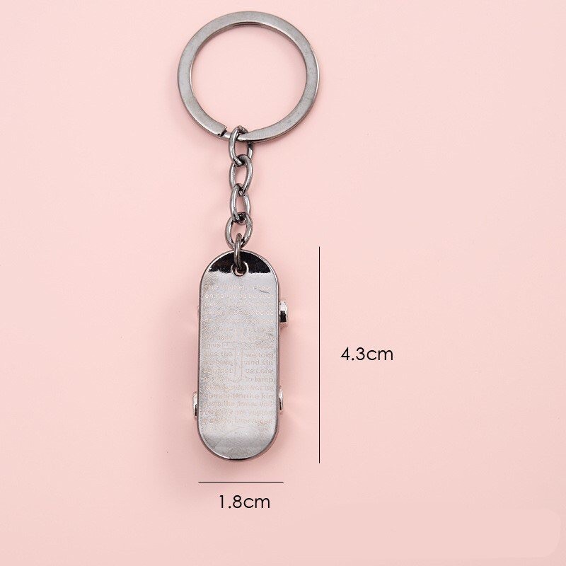 Móc khoá xe máy, ô tô hình ván trượt