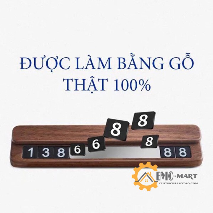 [ FREE SHIP ] Bảng gắn số điện thoại trên taplo ô tô vỏ gỗ cao cấp 💦 BH 12 THÁNG 💦 Hoàn Toàn Bằng Gỗ Thật | BigBuy360 - bigbuy360.vn