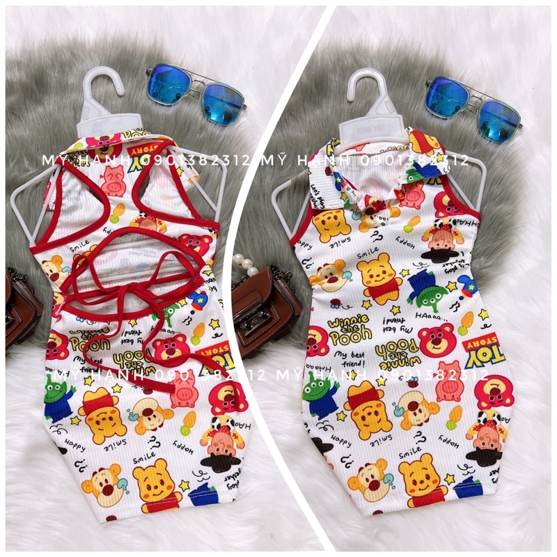 VÁY BODY G.C, dior khoét lưng sát nách cho bé gái (7-25kg)