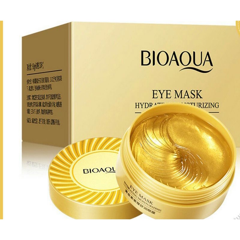 MẶT NẠ MẮT BIOAQUA COLLAGEN HỘP VÀNG 60 MIẾNG | BigBuy360 - bigbuy360.vn
